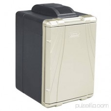 Coleman 40-Quart PowerChill Thermoelectric Cooler with Power Cord, Black/Silver 552558979